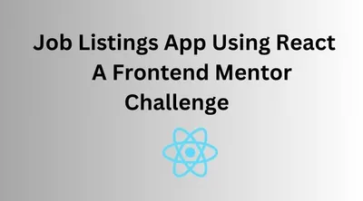 Job Listings With Filtering: A Frontend Mentor Challenge